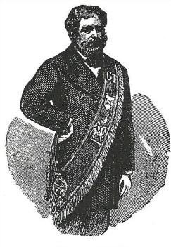 Man wearing sash