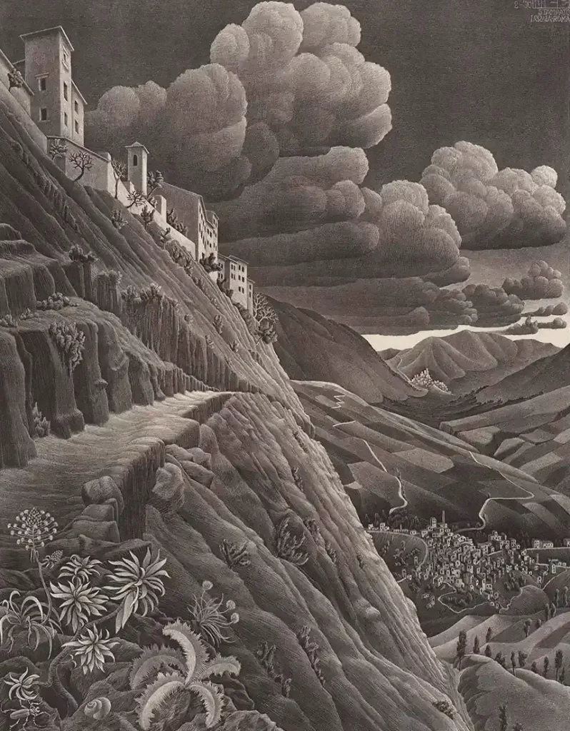Mountainous Italian landscape